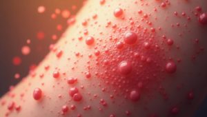 hay fever and rash